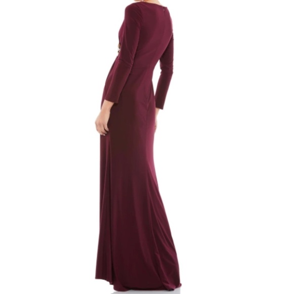 MAC DUGGAL Sophisticated Pageant Wedding Prom Formal Gown • size 10 NWT - Picture 3 of 3